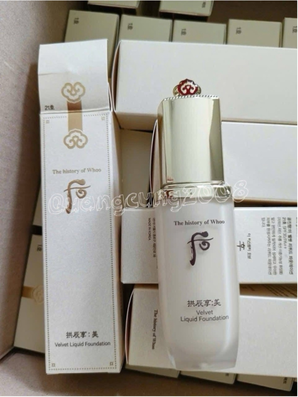 The History of Whoo Gongjinhyang Mi Velvet Liquid Foundation 40ml - Shade #21